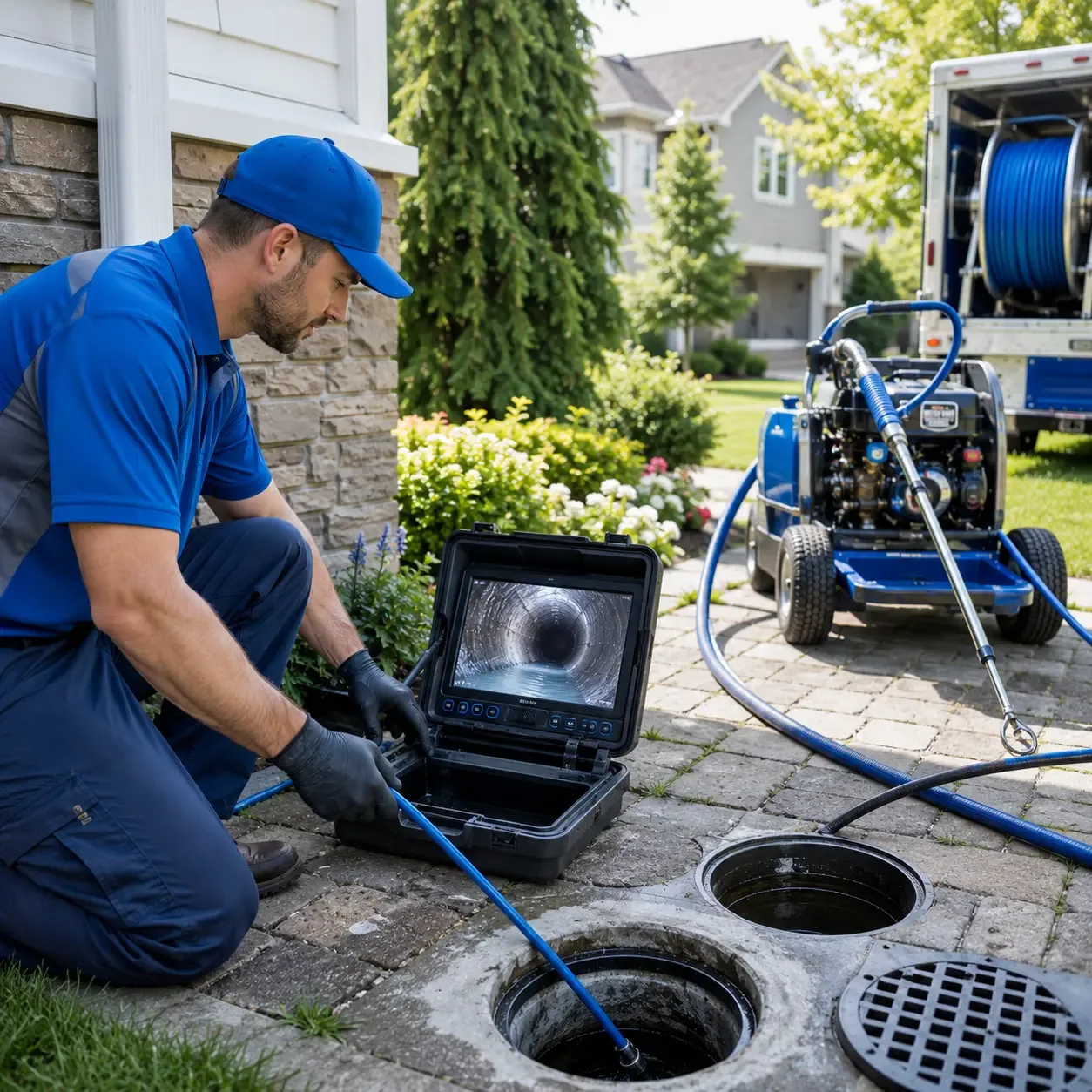 Outdoor drain cleaning professionals serving Troy, AL